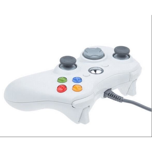Геймпад - Xbox 360 - Проводной - Белый - Интерфейс для наушников - Совместим с ПК