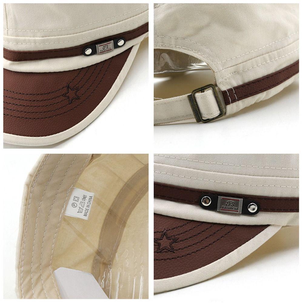 Casual Breathable Adjustable Cadet Hat Baseball Cap Sun Cap Hat