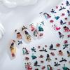 Accessories Chinese Nail Stickers Antiquity Nail Decals Nail Art Decorations Flowers Nail Stickers