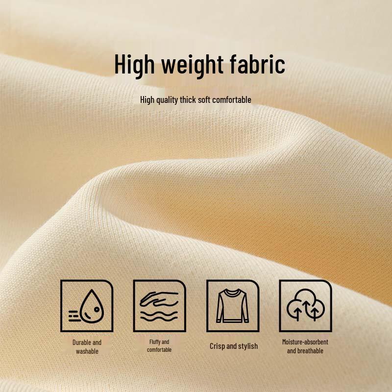 Jeanswest Men's Japanese Casual Loose Fit Crew Neck Sweatshirt