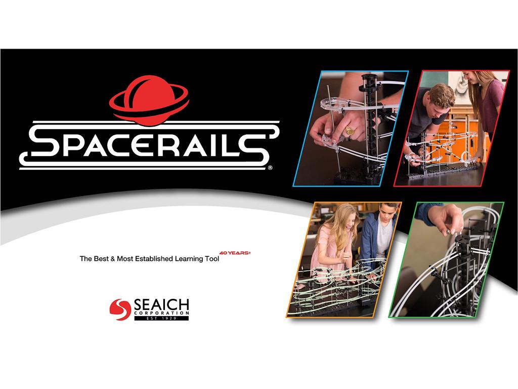 SPACE RAIL Infinite Loop Space Rail Puzzle Educational Brain Training Futuristic Educational Toy Like a Roller Coaster Great Presence As an Interior