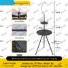Pengfacai Outdoor Height-Adjustable Camping Table and Lamp Stand Series