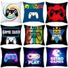 45 X 45cm Colorful Cartoon Keyboard Home Pillowcase Video Game Party Pillow Cover Happy Birthday  Decoration
