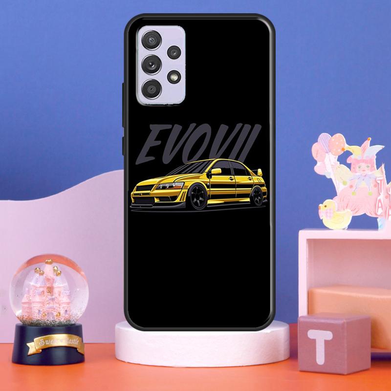 Yellow Jdm Cars Case For Samsung Galaxy A32 A52 A12 A16 A26 A36 A56 A15 A35 A55 A34 A54 A13 A33 A53 A17 A06