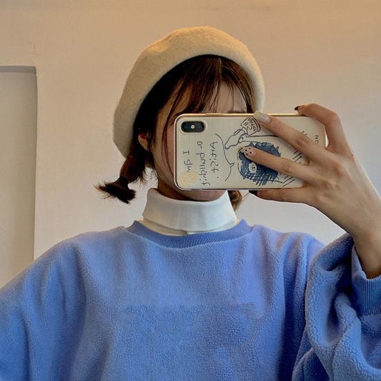 Turtleneck Neck Cover Solid Color High Neck Pullover Fake Collar Women Soft Neck Piece Unisex Accessory