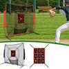 Adjustable Strike Zone Target for Baseball Net 9 Hole Numbered Baseball Softball Pitching Target Accuracy Practice Equipment for Throwing Hitting