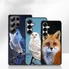 Fox Owl Phone Cover Case for Motorola Moto G54 G05 G24 G67 G55 G75 G85 G15 G57 G86 Power Edge 50 30 Ultra Fusion neo Pro Casing