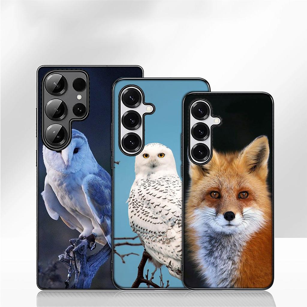 Fox Owl Phone Cover Case for Motorola Moto G54 G05 G24 G67 G55 G75 G85 G15 G57 G86 Power Edge 50 30 Ultra Fusion neo Pro Casing