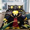 Новый 3D-печатный набор постельного белья с изображением Аниме Класс Убийства, пододеяльник, наволочка, комплект для взрослых, мальчиков, девочек, украшение спальни, детские подарки