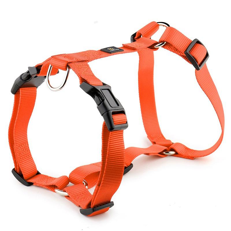Шлейка для питомца хаски H-образной формы, взрывозащищенная, мягкий нагрудный ремень, тяговый поводок для средних и крупных собак, прочный нейлоновый поводок для питомца, аксессуары