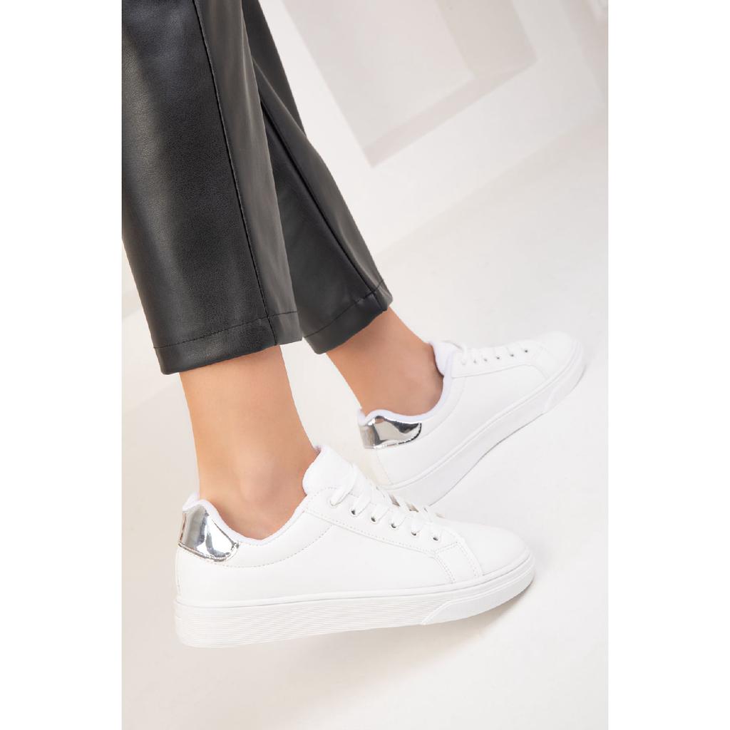 White Women's Sneakers 14395