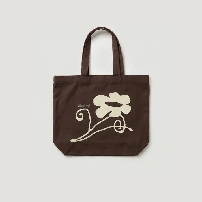 Wildflower Print Canvas Bag_Brown