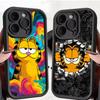 Кавайная Классическая Чехол-Кот G-garfields Для IPhone 17 16 15 14 13 12 11 Pro Max 16E Plus INS Мягкая Крышка