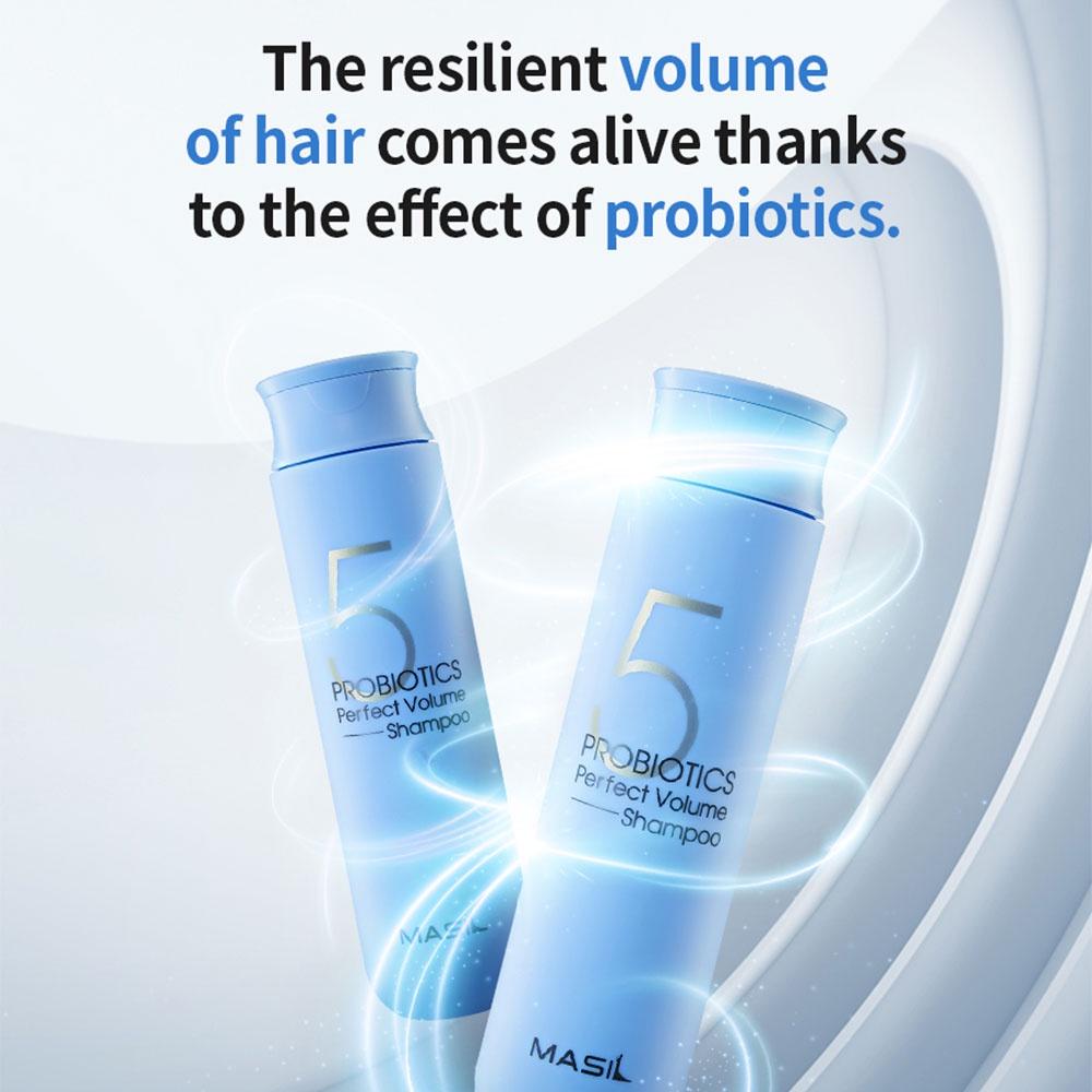 Masil 5 пробиотиков Шампунь для идеального объема 8 мл X 20 шт. Портативный дорожный шампунь для тонких тонких волос, улучшающий шелушение кожи головы, осветляющий шампунь для тусклых волос