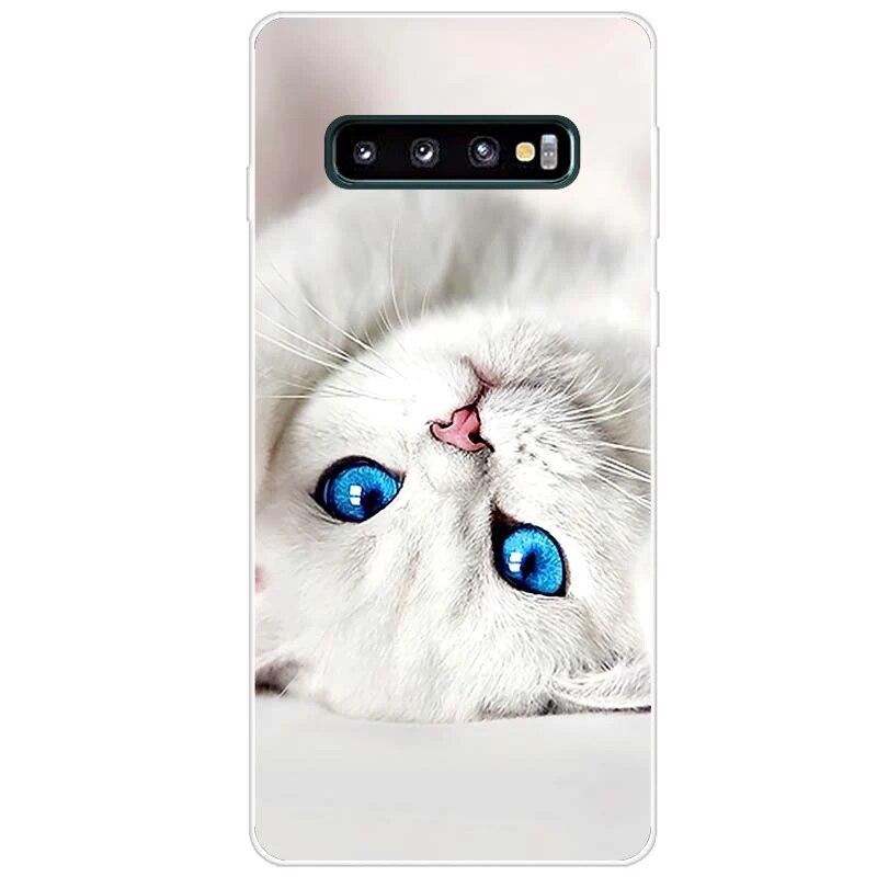 Новейший чехол из ТПУ с принтом для Samsung Galaxy S10 S10 + чехол для телефона Samsung S10 Plus S10e, задняя крышка, бампер Fundas Coque