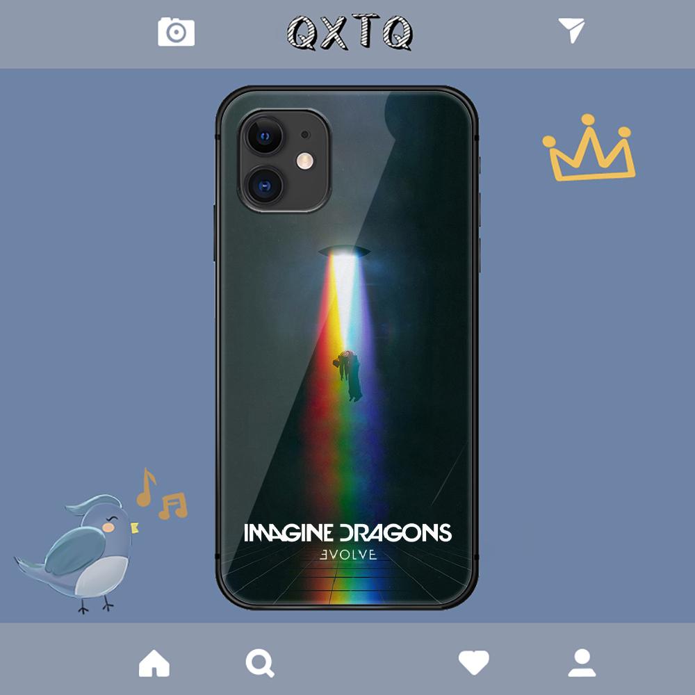 Чехол для iPhone Samsung Galaxy Redmi Note S 17 16 15 14 13 20 24 25 54 Pro Max Ultra Fe с закаленным стеклом, рок-группа Imagine Dragons