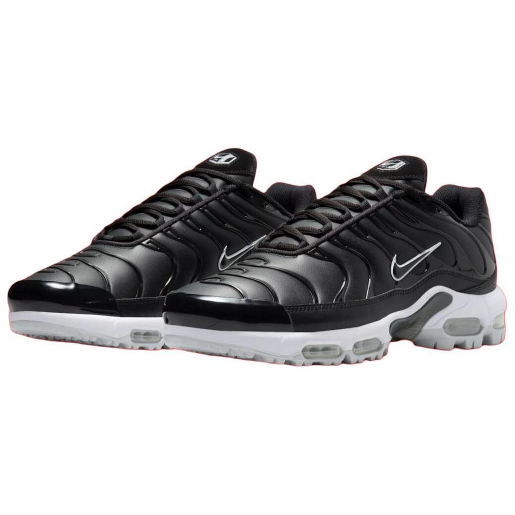 Nike Кроссовки Air Max Plus Golf Черная Кожа Унисекс Белые с Золотым University-Gold FZ4150-001