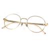 Отличные очки Pasha de Cartier золотой Титан мужские CT0293O Б/у