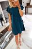 .Elegant Dress For A Wedding Or Party With Classic Frill Size Xl