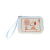 Stationery Snoopy Goods Flat S2338432 Sun-Star Pouch, Type, Embroidered, Ivory,