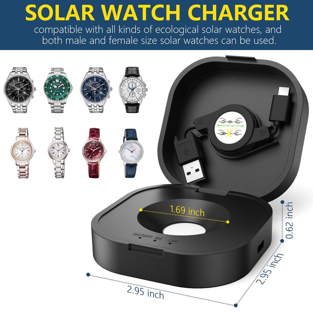 JIANDUN Быстрое солнечное зарядное устройство для всех Eco Solar Reloj Hombre Солнечная панель Портативный дизайн с функцией таймера Часы, Часы, Смарт-часы,