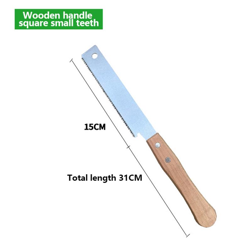 1 шт. инструмент для обрезки для бытовой плоской пилы по дереву небольшая ручная пила деревянная прямая ручка однолезвийная пила