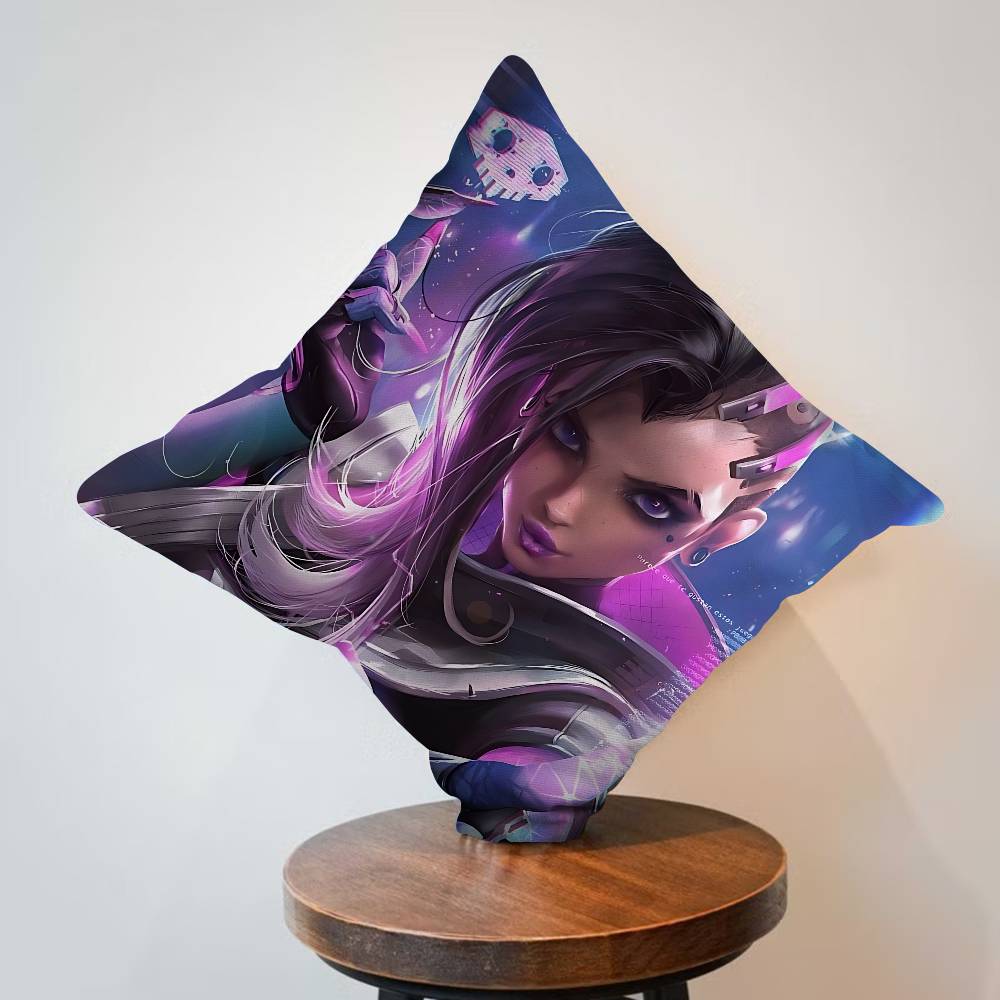 Pop Game OOverwatch Pillowcase Toon Gift Cushion Cover Bedroom Home Sofa Chair Seat Decor Pillow Case