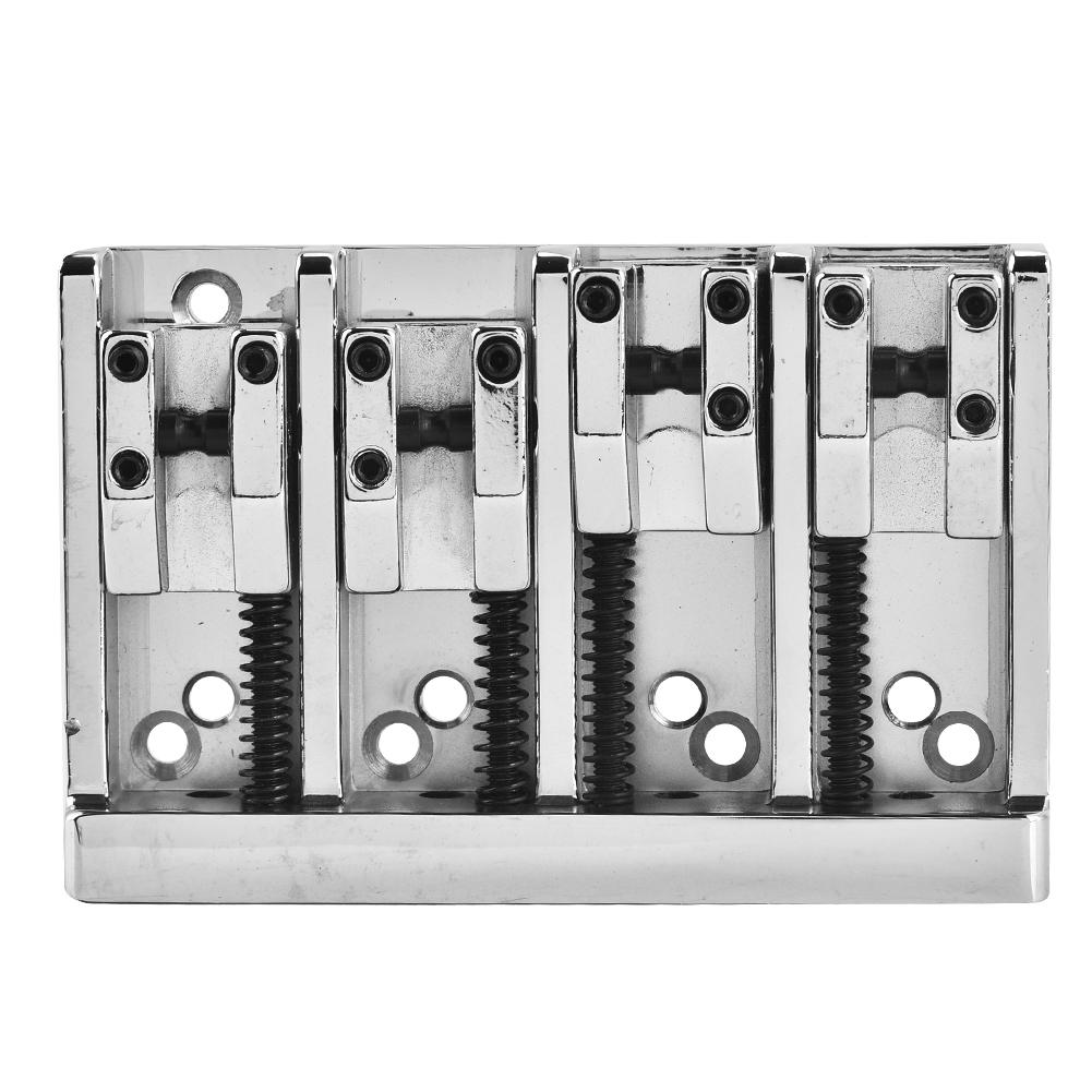 4 Saddle Hardtail 84mm Metal Tailpiece Electric Bass Bridge Replacement Accessory