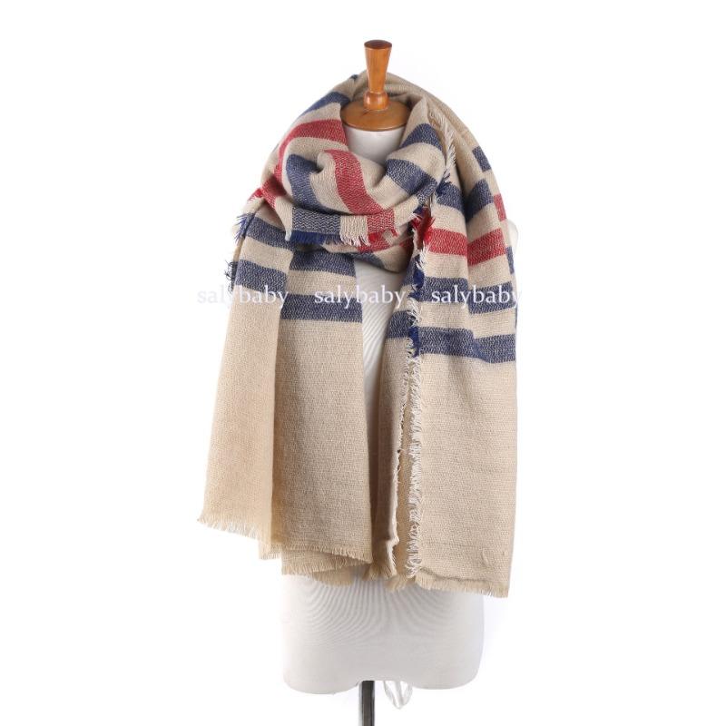 Тот же шарф, бежевый цвет, соответствующий клетчатому шарфу с имитацией кашемира, шарф, женский теплый