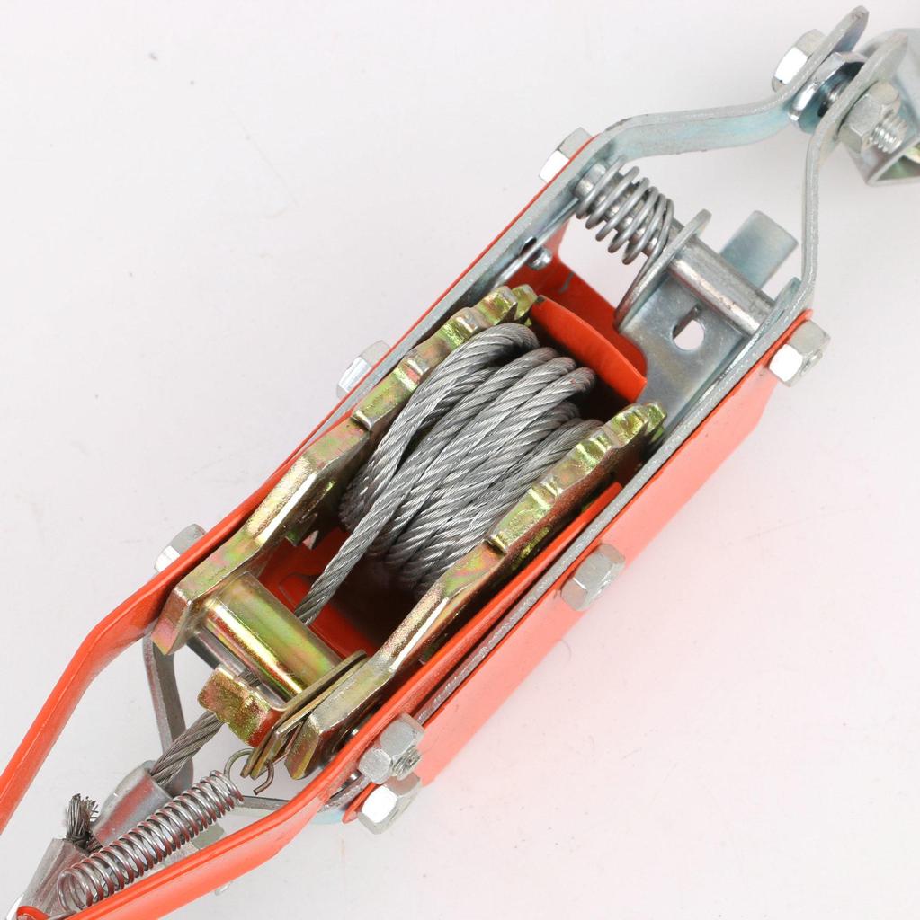 Многофункциональный храповой ручной рычажный натяжитель - Инструмент для натяжения стального троса с двойным крюком.