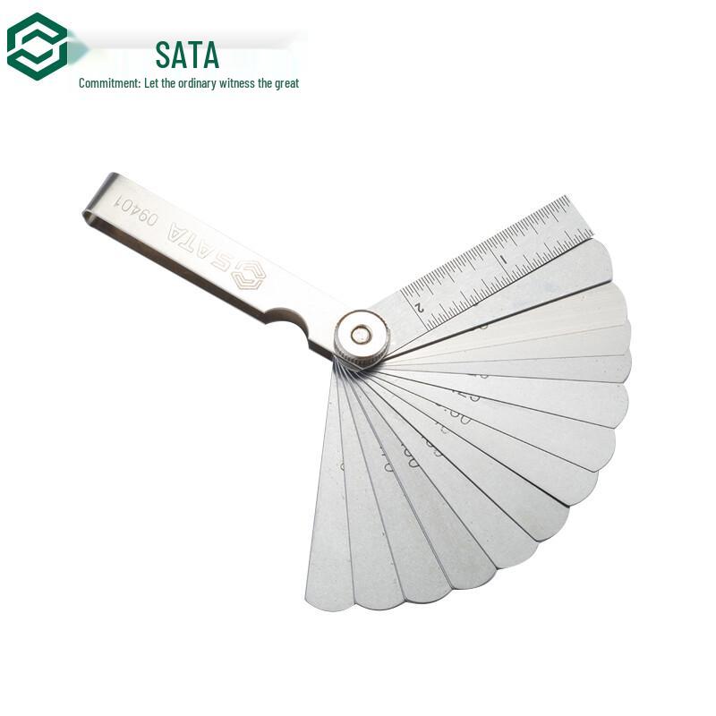 Набор щупов SATA из 14 штук 0,05-1,00 мм (Модель 09401)