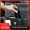 Car Sticker 2025 New Tesla New Car Multi-Functional Tissue Box Car Chair Back Trash Can Water Cup Holder For Tesla 3 X S Y