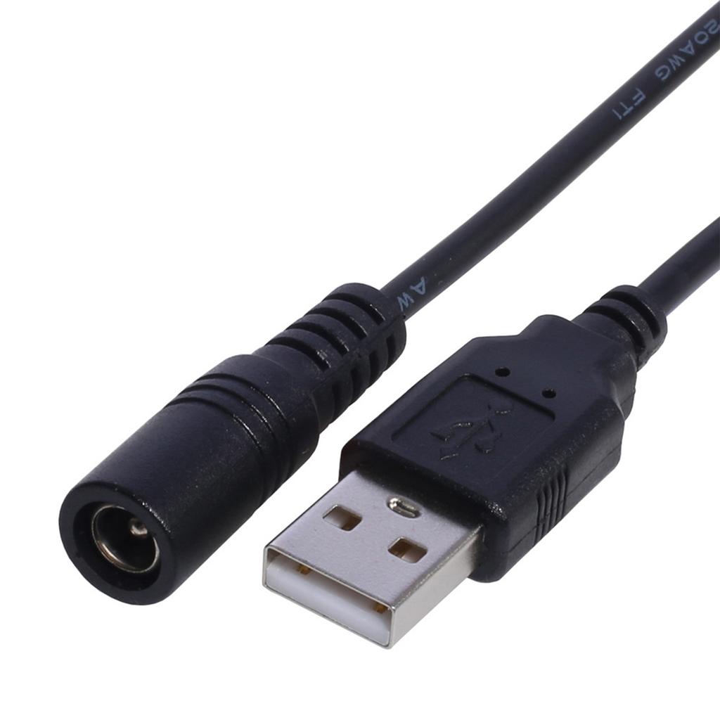 Кабель для зарядки USB2.0 Type-A Male to 5521mm DC5 Volt Power Socket Adapter Cable Converter Connector Wire 30cm
