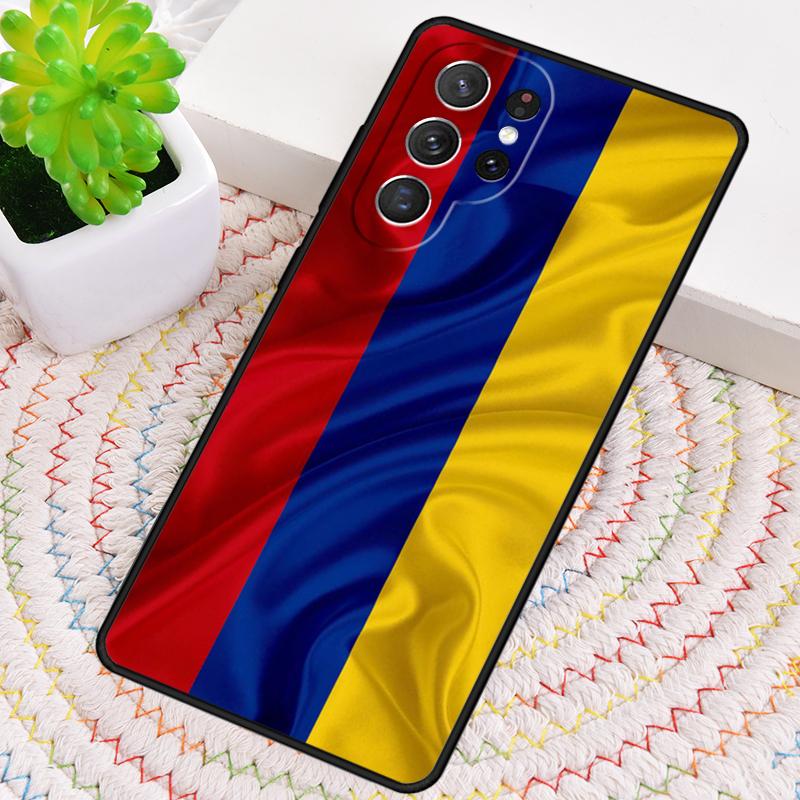 Чехол для телефона Флаг Колумбии для Samsung Galaxy note 10 pro S26 Ultra S23 S24 FE S25 S21 S22 PLUS ударопрочный
