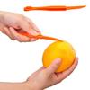 4Pcs Handheld Orange Peeler Tools Hassle-free Citrus Peel Cutter Easy Fruit Slicer Lemon Peel Remover Kitchen Gadgets