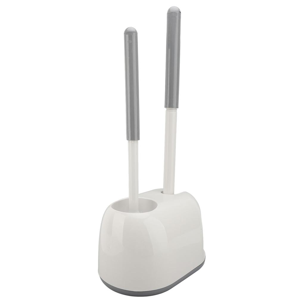 Toilet Plunger and Brush 2 In 1 Toilet Bowl Brush Plunger Set with Holder Bathroom Cleaning Tools