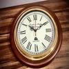 40.64 Cm Heavy Wooden Wall Clock by Franklin  Murphy EST. 1868 Oxford Style  Elegant Functional Decor for Home
