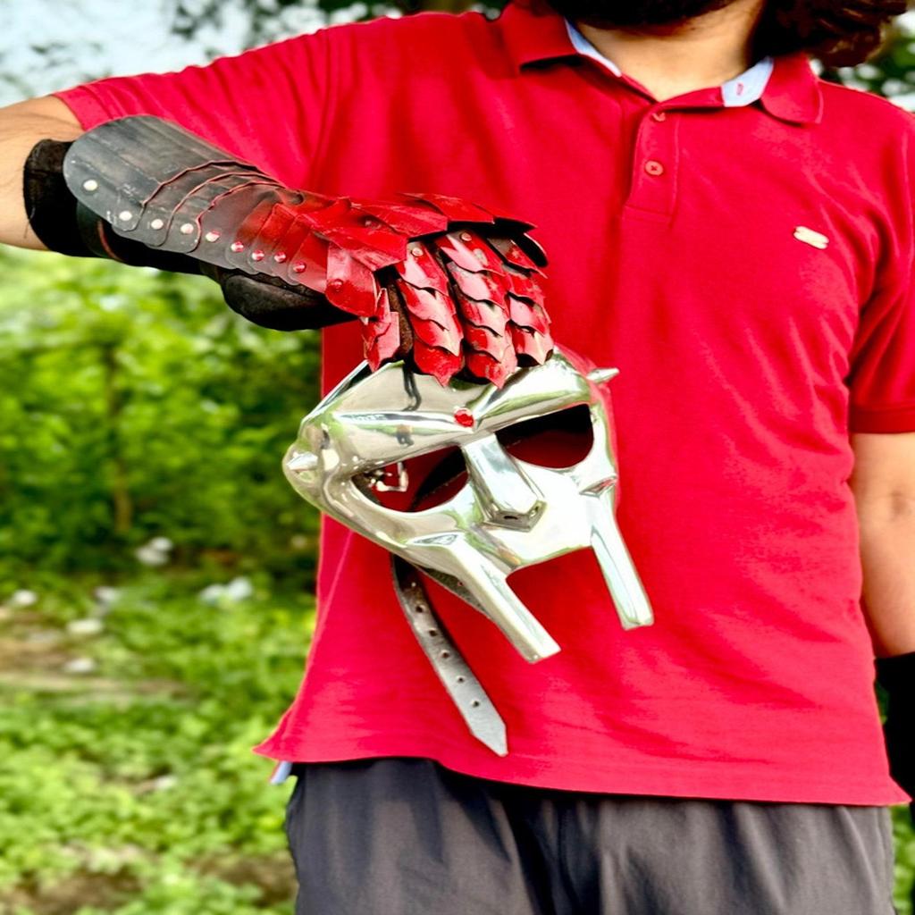 Medieval Black Gauntlets Armor Gloves | Nazgul Gloves | Halloween Cosplay Accessories | Halloween Role Costume | Larp Armour Steel Gloves