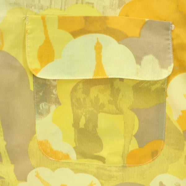 Неиспользованный комбинезон WESC с ручкой, футболка с коротким рукавом Aloha M желтоватый мужской б/у