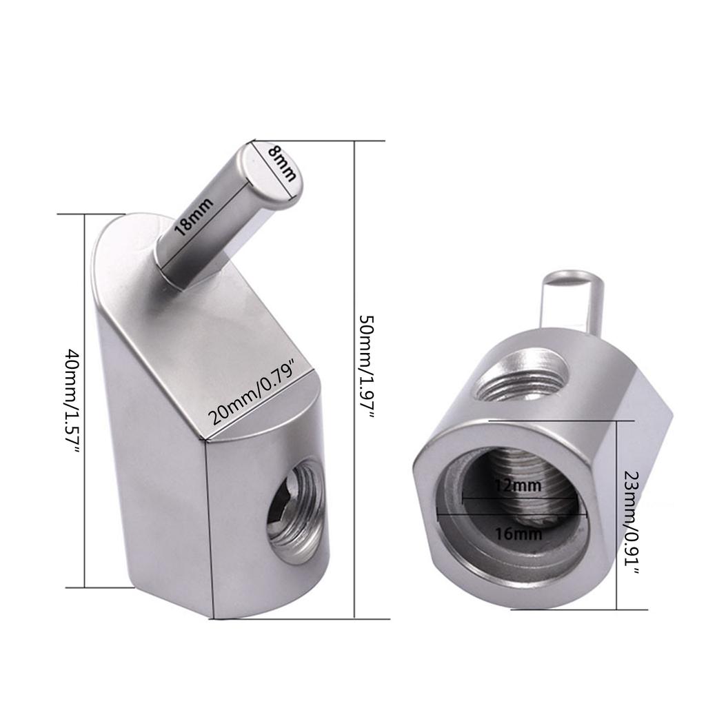 2 шт. Переходник с 1/0 AWG на 4 AWG для автомобильной аудиосистемы, питание/земля, вход усилителя, адаптер-переходник, алюминиевый для автомобильной аудиосистемы