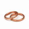 Set of 2 Pure Copper Rings, Minimalist Stacking Bands, Meditation Jewelry