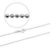 Silver Chain Without Stones, Product Weight 1.82 G (2173151)