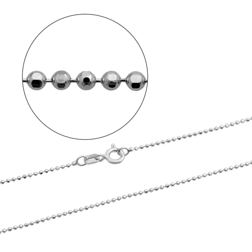 Silver Chain Without Stones, Product Weight 1.82 G (2173151)