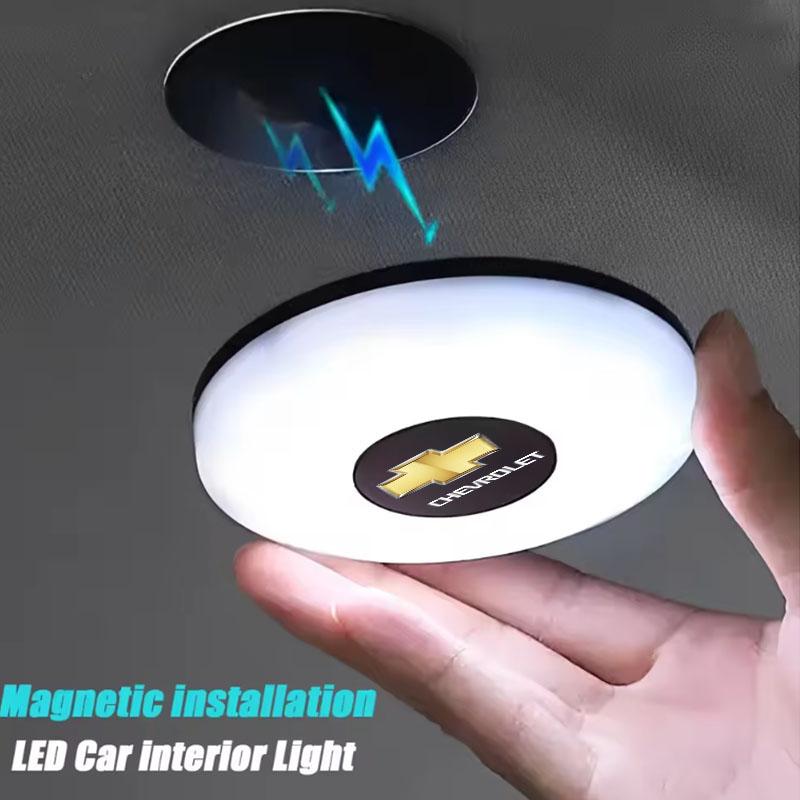 Car Ceiling Lights Night Reading Light USB Charging Magnetic Dome Lamp Seat belt For Chevrolet Colorado Cruze Spark Captiva EL1