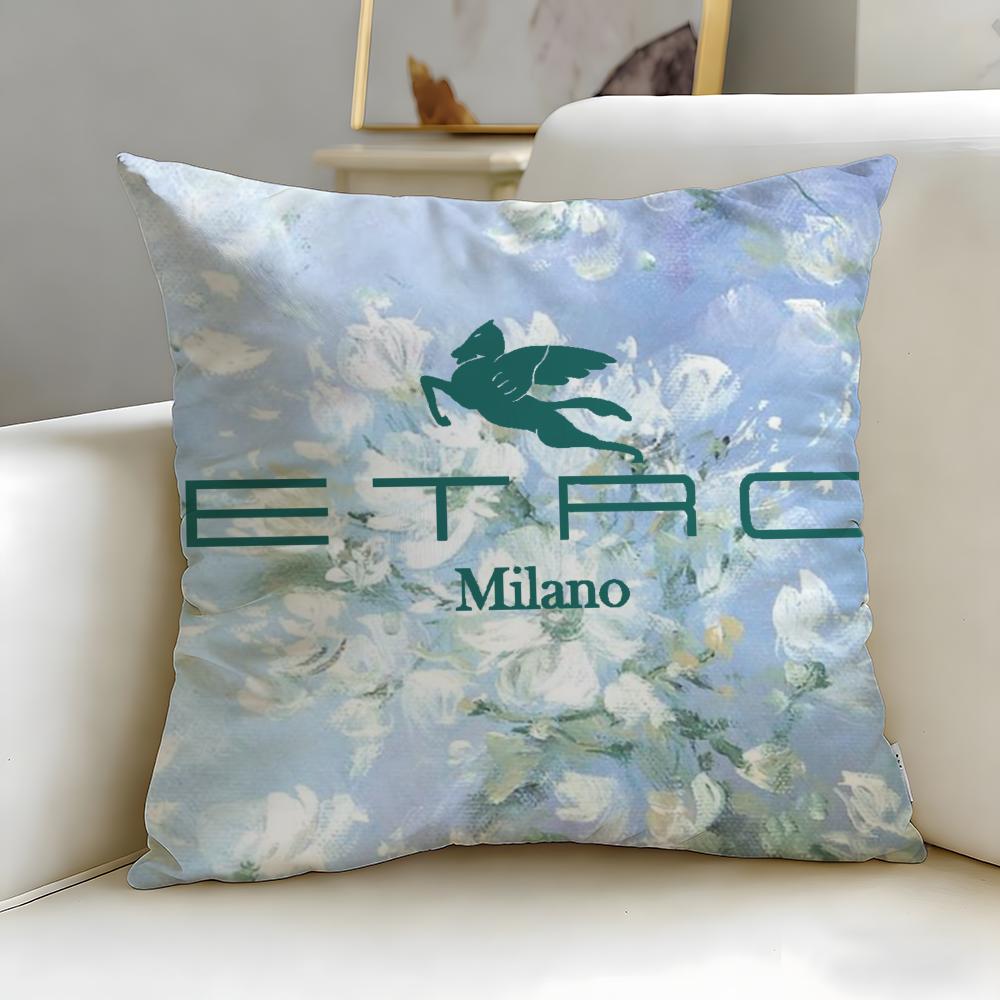 Классический модный бренд Etro Наволочка-подушка Мягкая и легко стирающаяся – Универсальная для дивана, кровати, путешествий и офиса