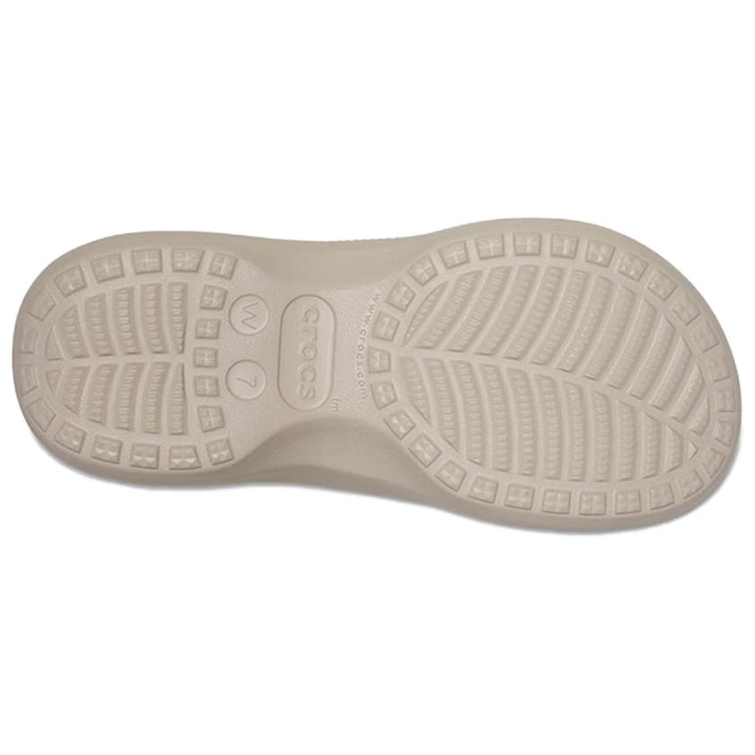 Crocs Классические декоративные шлепанцы Cloud Comfort Женские сандалии Бежевый Золотой 215573-2TC