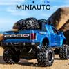Масштаб 1/32 Ford Raptor F150, литая под давлением модель автомобиля, игрушечный автомобиль с откатным механизмом, звуком и светом для детей, коллекция подарков для мальчиков и девочек