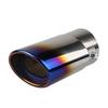 Universal Car Auto Exhaust Muffler Tip Stainless Steel Pipe Chrome Trim Modified Car Rear Tail Throat Liner Accessories