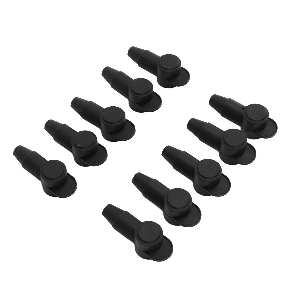 10Pcs Silicone Terminal Covers Protect Battery Multi Purpose Easily Use Safer R End Cover for Alternators Starters