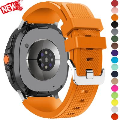 Силиконовый ремешок для Samsung Galaxy Watch8/8 classic, аксессуары для браслета для спорта для Galaxy Watch ultra 2025/7 ultra, ремешок для часов